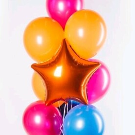 Набор гелиевых шаров СОЧНЫЙ