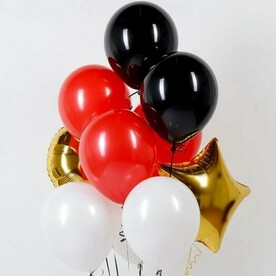 Фонтан из гелиевых шаров Молодость