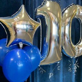 Набор гелиевых шаров ЮБИЛЕЙНЫЙ