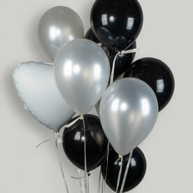 Фонтан гелиевых шаров