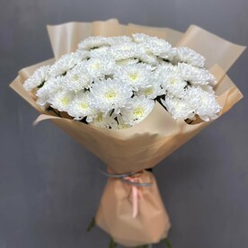 Букет из 9 кустовых хризантем