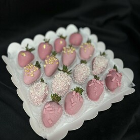 Набор из 16 клубник в шоколаде