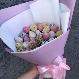 Букет из клубники в шоколаде