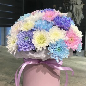 Коробочка с Хризантемой