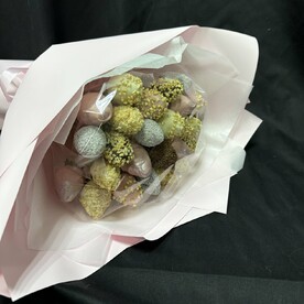 Букет из 21 клубники в шоколаде