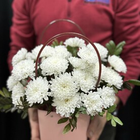 Хризантемы в сумочке