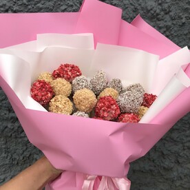 Букет из 27 клубник в шоколаде