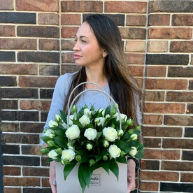 Сумочка с кустовой розой Беларусь