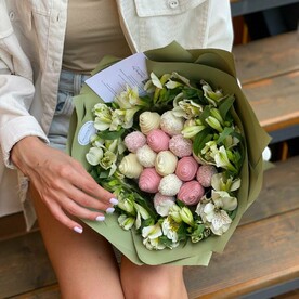 Букет из Клубники в Шоколаде «Палермо»