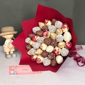 Букет из клубники в шоколаде «Титано»