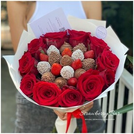Букет из Клубники в Шоколаде «Сиена»