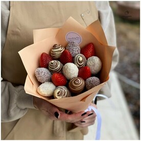 Букет из клубники в шоколаде «Крон»