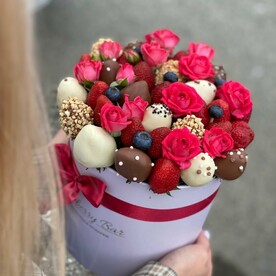 Клубничная коробка «Кастор» L