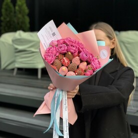 Букет из Клубники в Шоколаде «Пунта»