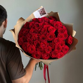 Монобукет из 51 Красной Розы