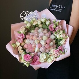 Букет из клубники в шоколаде «Делио» L