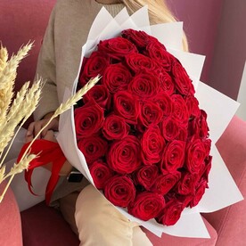 Букет из 45 Красных Роз