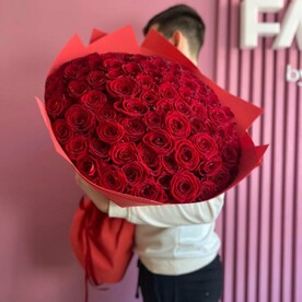 Букет из 101 Красной Розы