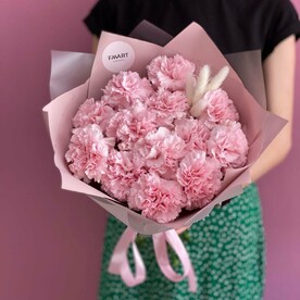 Монобукет из нежных диантусов «Розовые сны»