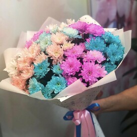 Букет хризантем микс