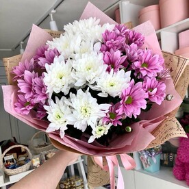 Букет хризантем 7