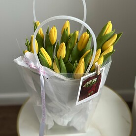 17 тюльпанов в плайм пакете