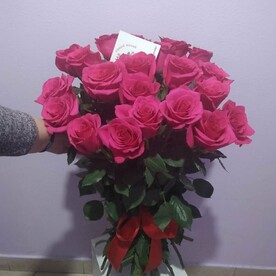 21 Розовая роза