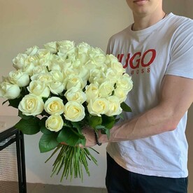 Букет из белых Роз