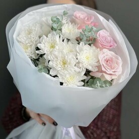 Букет "Нежные моменты" на 1 сентября