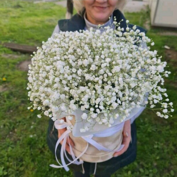 Облако гипсофилы, артикул F1137128 - 5200 рублей, доставка по городу. Flawery - доставка цветов