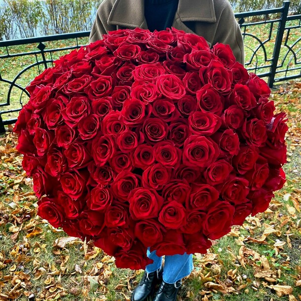 101 ред наоми, артикул F1236777 - 37900 рублей, доставка по городу. Flawery - доставка цветов