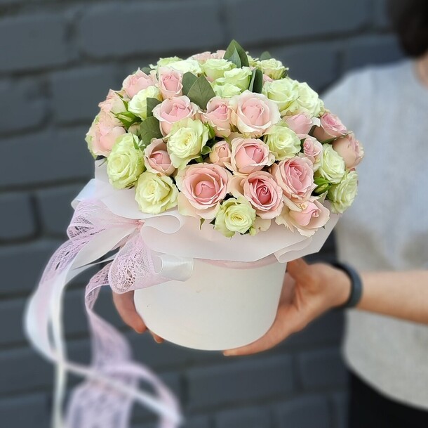 Композиция зефирка, артикул F1274020 - 6650 рублей, доставка по городу. Flawery - доставка цветов