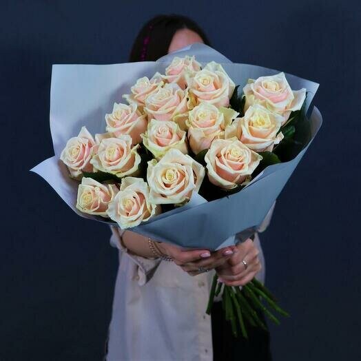 Букет нежных роз, артикул F1178740 - 5290 рублей, доставка по городу. Flawery - доставка цветов