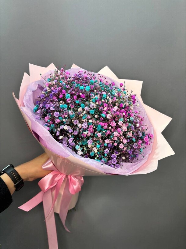 Букет воздушных гипсофил, артикул F1435381 - 3850 рублей, доставка по городу. Flawery - доставка цветов