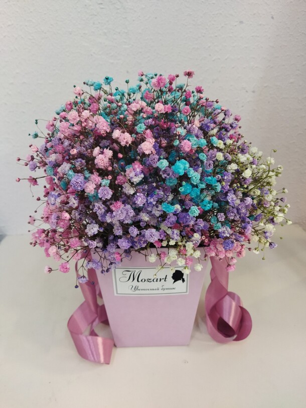 Гипсофила в сумке, артикул F1095348 - 2000 рублей, доставка по городу. Flawery - доставка цветов