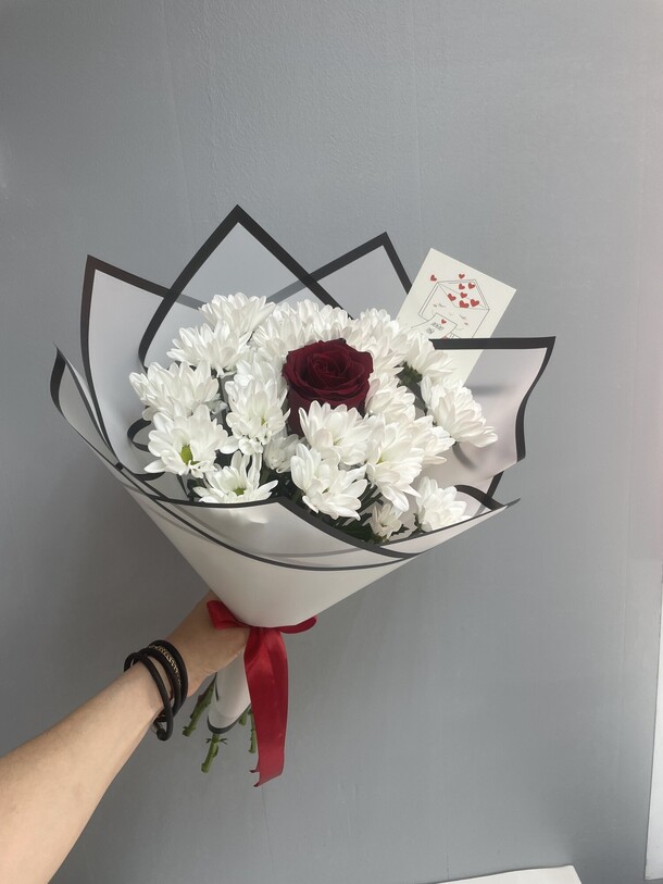 Люблю тебя, артикул F1451704 - 2400 рублей, доставка по городу. Flawery - доставка цветов