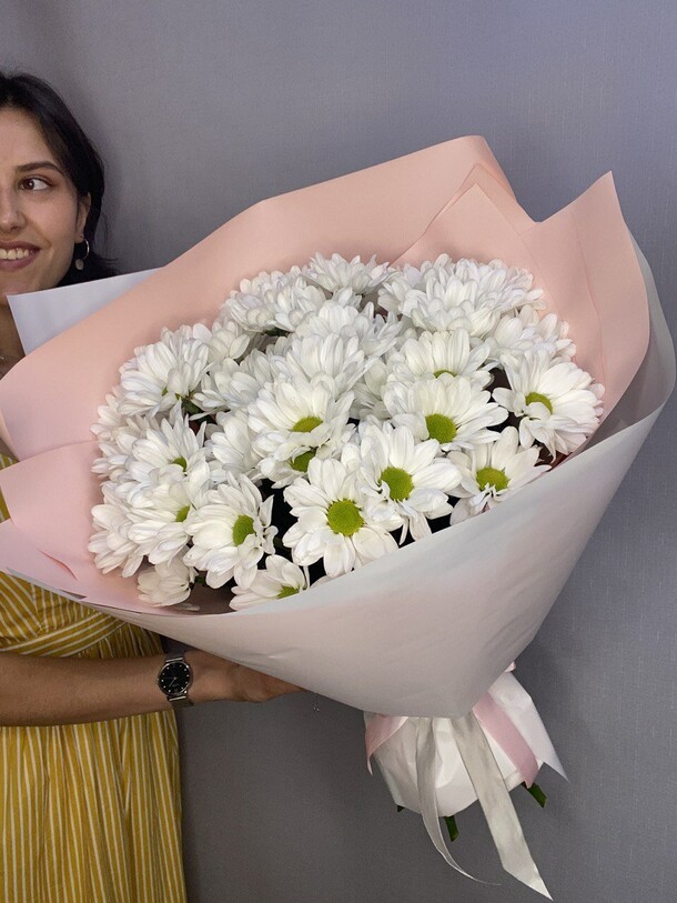 Хризантемы кустовые, артикул F1272018 - 5500 рублей, доставка по городу. Flawery - доставка цветов