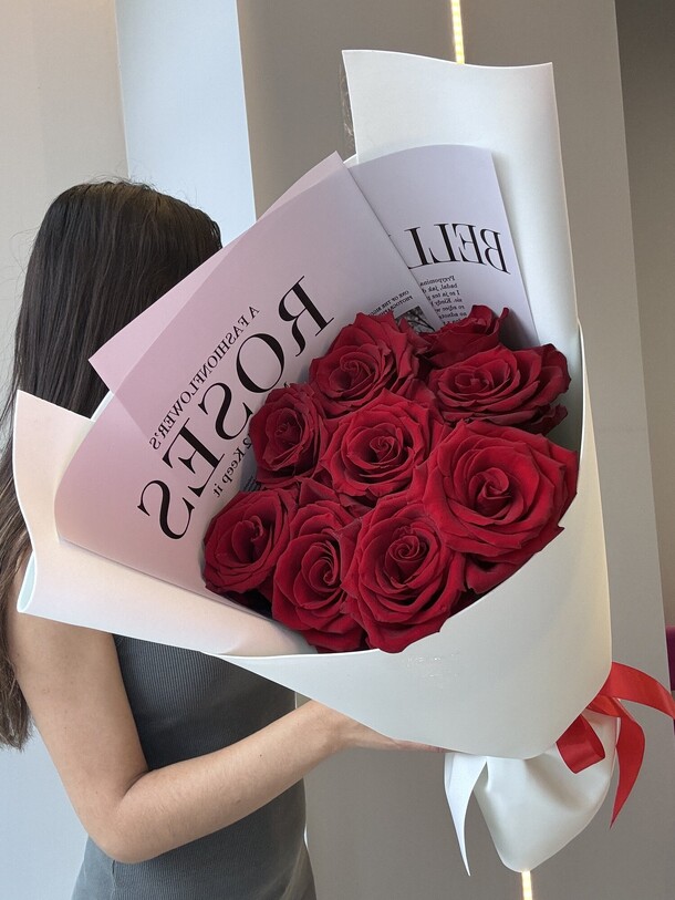 Красные розы, артикул F1291812 - 4180 рублей, доставка по городу. Flawery - доставка цветов