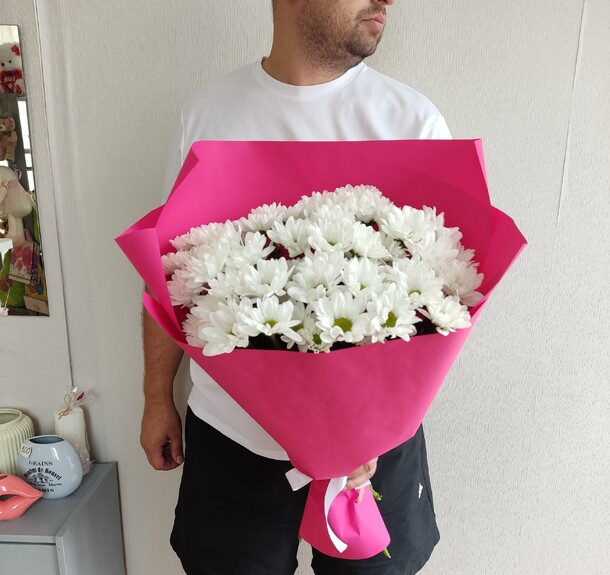 Хризантемы (9), артикул F1132955 - 5500 рублей, доставка по городу. Flawery - доставка цветов