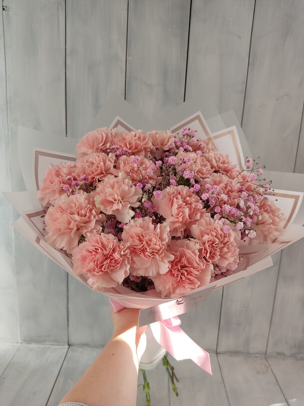 Букет диантусов, артикул F1208831 - 6000 рублей, доставка по городу. Flawery - доставка цветов