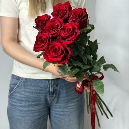 Классические розы эксплорер 60 см, артикул F1195176 - 3150 рублей, доставка по городу. Flawery - доставка цветов