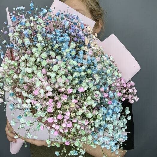 Хит🔥нежный букет из гипсофилы, артикул F1292606 - 2700 рублей, доставка по городу. Flawery - доставка цветов