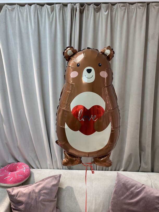 Мишка love, артикул F1374555 - 1750 рублей, доставка по городу. Flawery - доставка цветов