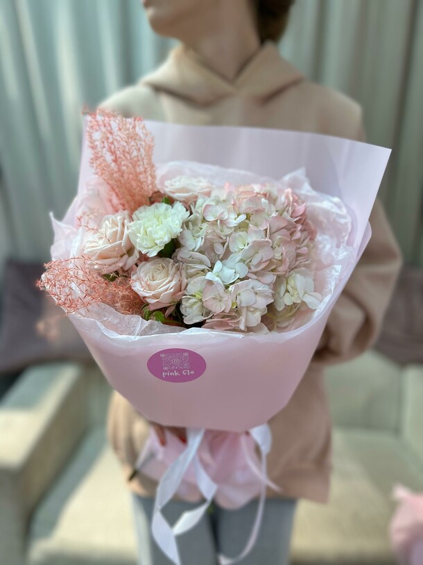 Персиковое настроение, артикул F1386014 - 2990 рублей, доставка по городу. Flawery - доставка цветов