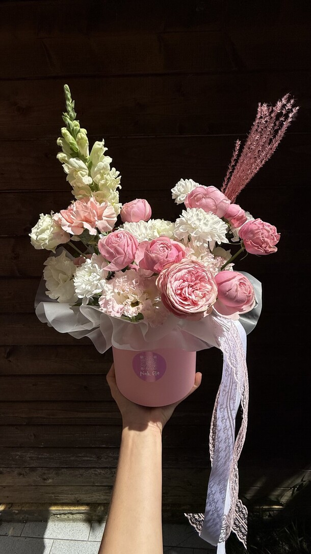 Розовое настроение, артикул F1436726 - 3672 рублей, доставка по городу. Flawery - доставка цветов