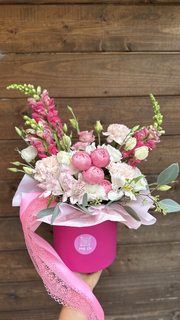 Коробочка пинк микс, артикул F1449609 - 3960 рублей, доставка по городу. Flawery - доставка цветов