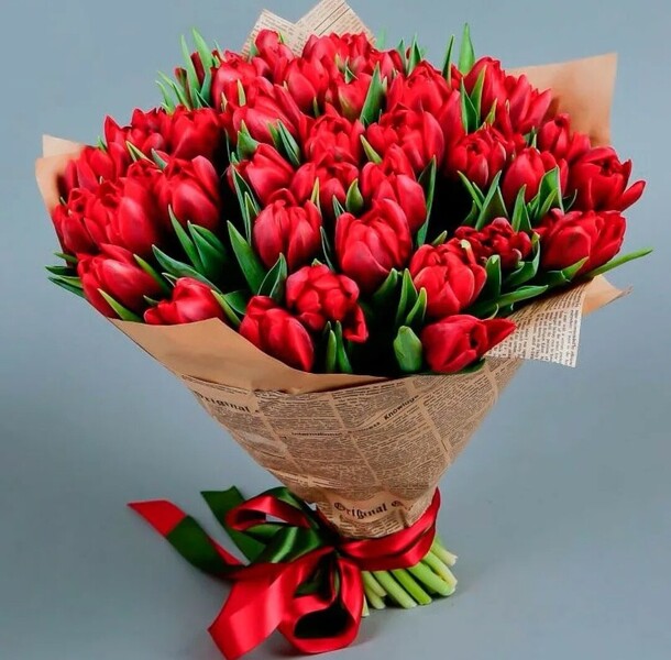 Тюльпаны, артикул F1075726 - 15767 рублей, доставка по городу. Flawery - доставка цветов