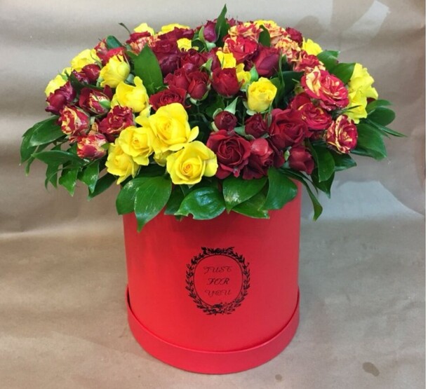 Красное пламя, артикул F1088504 - 9658 рублей, доставка по городу. Flawery - доставка цветов