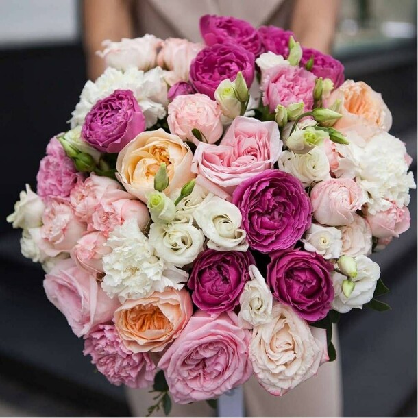 Букет "весенний узор", артикул F1172105 - 7850 рублей, доставка по городу. Flawery - доставка цветов