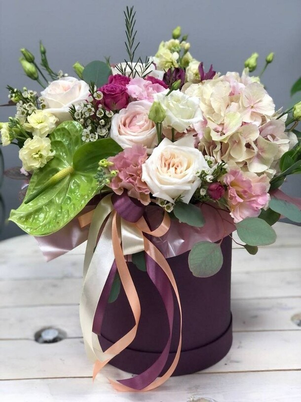 Композиция "майями", артикул F1172120 - 8400 рублей, доставка по городу. Flawery - доставка цветов